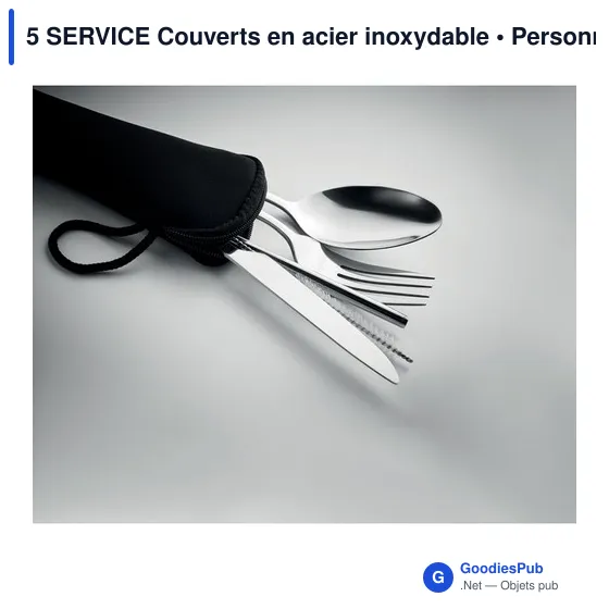 5 SERVICE Couverts en acier inoxydable - Image 5