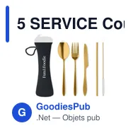 5 SERVICE Couverts en acier inoxydable - Miniature 10