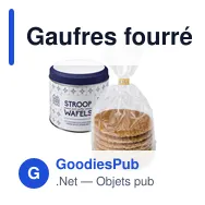 Gaufres fourrées personnalisables avec logo - 8 délicieuses gaufres William - Miniature 2