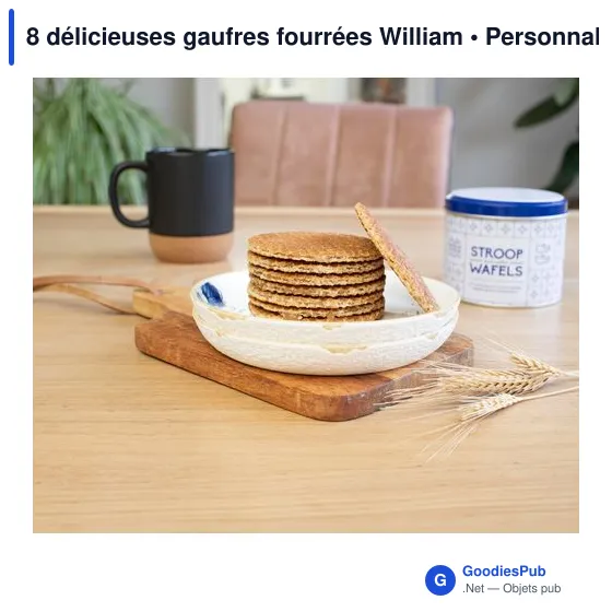 Gaufres fourrées personnalisables avec logo - 8 délicieuses gaufres William - Image 11