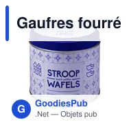 Gaufres fourrées personnalisables avec logo - 8 délicieuses gaufres William - Miniature 12