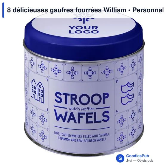 Gaufres fourrées personnalisables avec logo - 8 délicieuses gaufres William - Image 12