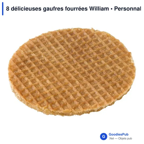 Gaufres fourrées personnalisables avec logo - 8 délicieuses gaufres William - Image 4