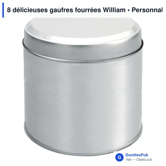 Gaufres fourrées personnalisables avec logo - 8 délicieuses gaufres William - Image 7