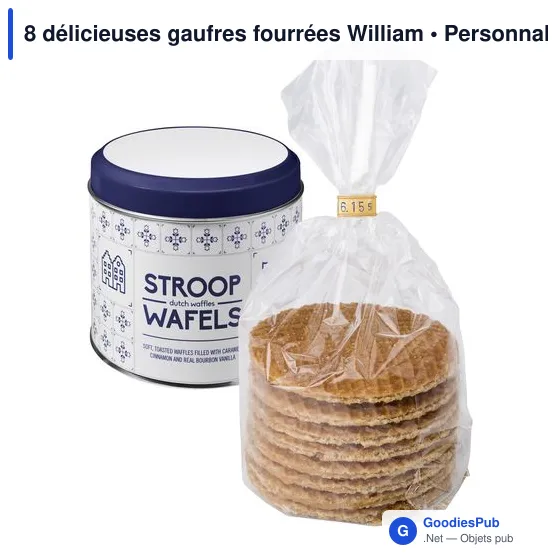 Gaufres fourrées personnalisables avec logo - 8 délicieuses gaufres William - Image 8