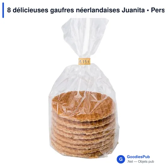 Gaufres néerlandaises personnalisables avec logo - Juanita - Image 1