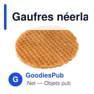 Gaufres néerlandaises personnalisables avec logo - Juanita - Miniature 2