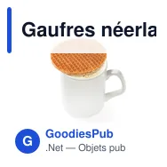 Gaufres néerlandaises personnalisables avec logo - Juanita - Miniature 3