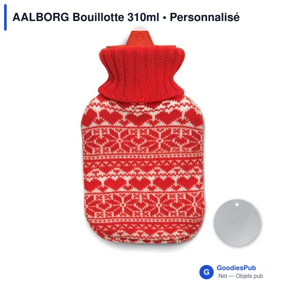 Bouillotte personnalisable 310ml avec logo - AALBORG - Image 1