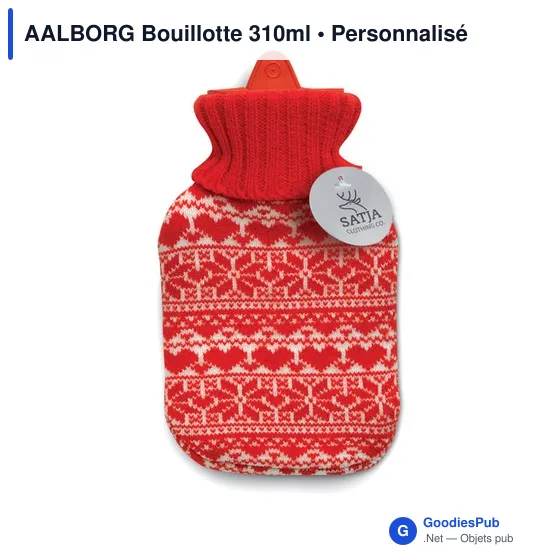 Bouillotte personnalisable 310ml avec logo - AALBORG - Image 2