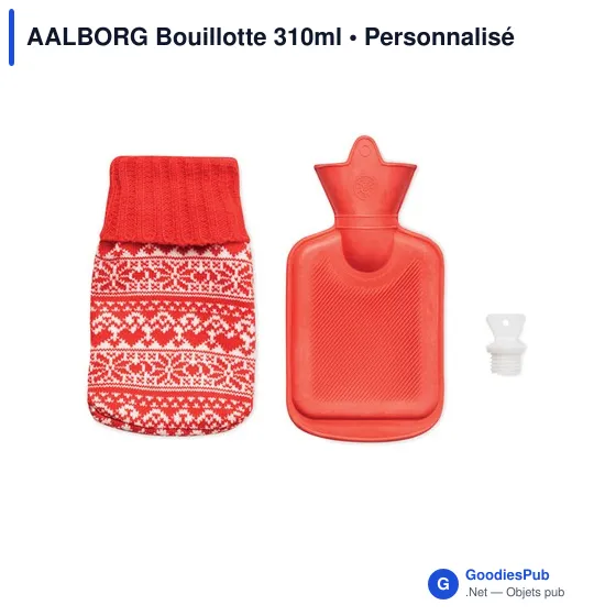 Bouillotte personnalisable 310ml avec logo - AALBORG - Image 4