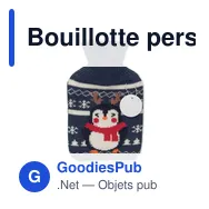 Bouillotte personnalisable AARHUS 250ml avec logo - Miniature 1