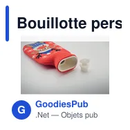 Bouillotte personnalisable AARHUS 250ml avec logo - Miniature 11