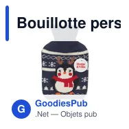 Bouillotte personnalisable AARHUS 250ml avec logo - Miniature 4