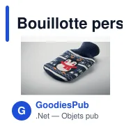 Bouillotte personnalisable AARHUS 250ml avec logo - Miniature 5