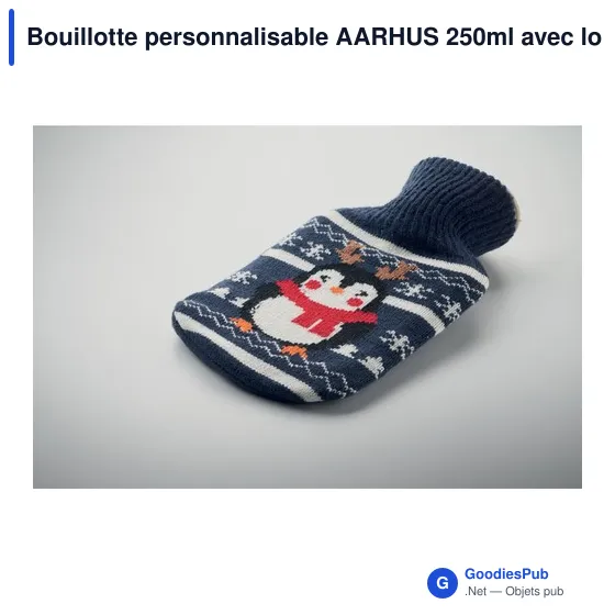 Bouillotte personnalisable AARHUS 250ml avec logo - Image 5