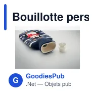 Bouillotte personnalisable AARHUS 250ml avec logo - Miniature 6