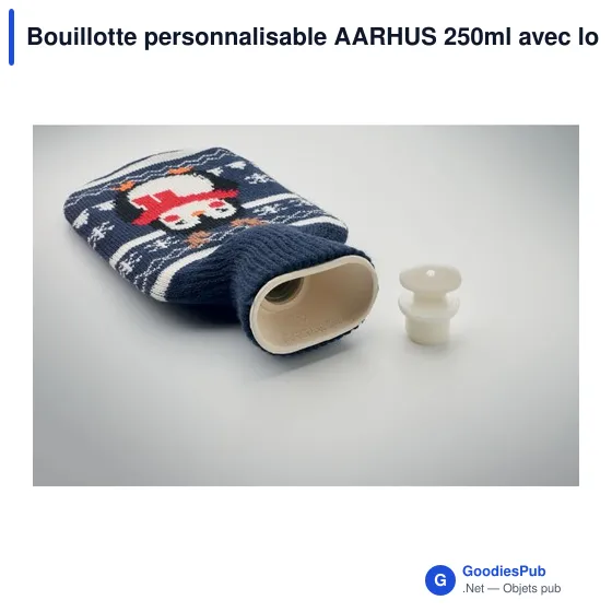 Bouillotte personnalisable AARHUS 250ml avec logo - Image 6
