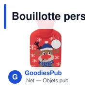 Bouillotte personnalisable AARHUS 250ml avec logo - Miniature 7