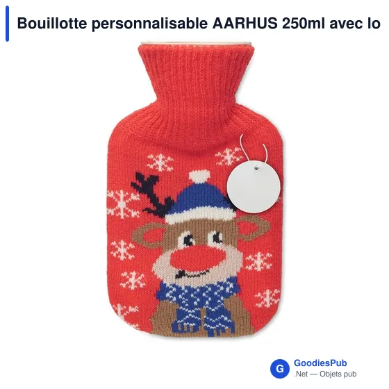 Bouillotte personnalisable AARHUS 250ml avec logo - Image 7