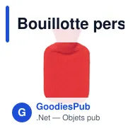 Bouillotte personnalisable AARHUS 250ml avec logo - Miniature 8