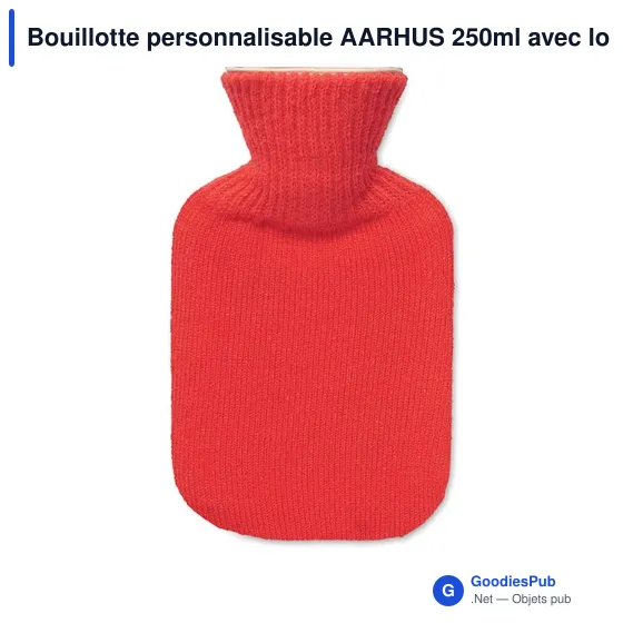 Bouillotte personnalisable AARHUS 250ml avec logo - Image 8