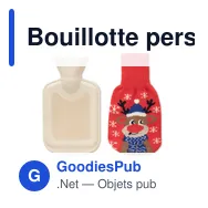 Bouillotte personnalisable AARHUS 250ml avec logo - Miniature 9