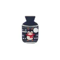 Variante bleu marine - Bouillotte personnalisable AARHUS 250ml avec logo