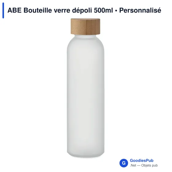 ABE Bouteille verre dépoli 500ml - Image 12