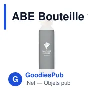 ABE Bouteille verre dépoli 500ml - Miniature 3