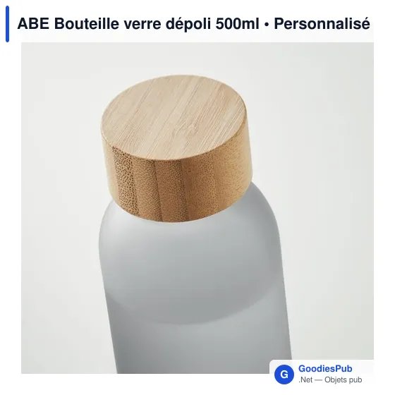 ABE Bouteille verre dépoli 500ml - Image 4