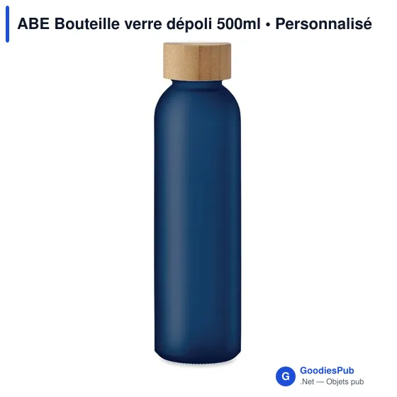 ABE Bouteille verre dépoli 500ml - Image 5