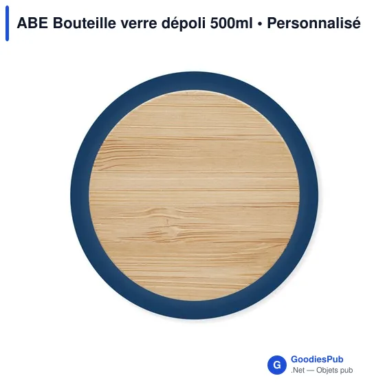 ABE Bouteille verre dépoli 500ml - Image 7