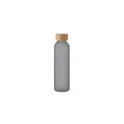 Variante gris transparent - ABE Bouteille verre dépoli 500ml