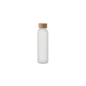 Variante blanc transparent - ABE Bouteille verre dépoli 500ml