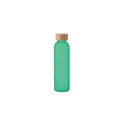 Variante vert transparent - ABE Bouteille verre dépoli 500ml