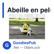 Porte-clés abeille en peluche personnalisable avec logo | Miro - Miniature 4
