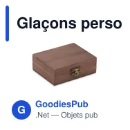 Glaçons personnalisables en pierre - Set ABERDEEN pour votre logo - Miniature 7