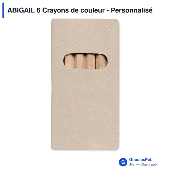 ABIGAIL 6 Crayons de couleur - Image 3