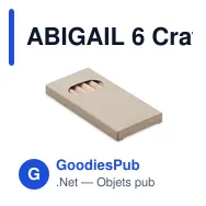 ABIGAIL 6 Crayons de couleur - Miniature 4