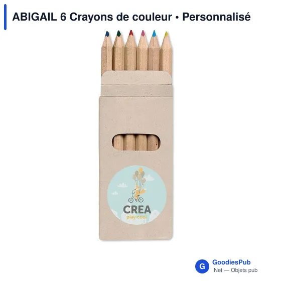 ABIGAIL 6 Crayons de couleur - Image 5