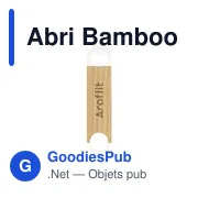 Décapsuleur en bambou personnalisable avec logo - Abri Bamboo Opener - Miniature 2