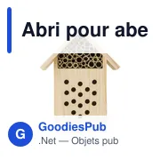 Abri pour abeilles en bois personnalisable avec logo - Fahim - Miniature 1
