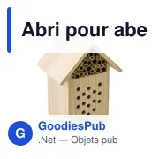 Abri pour abeilles en bois personnalisable avec logo - Fahim - Miniature 2