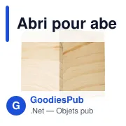 Abri pour abeilles en bois personnalisable avec logo - Fahim - Miniature 3