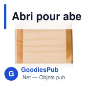 Abri pour abeilles en bois personnalisable avec logo - Fahim - Miniature 4
