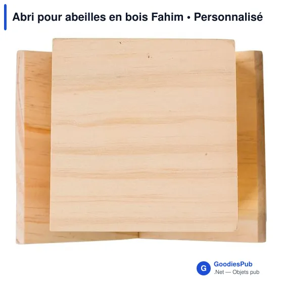 Abri pour abeilles en bois personnalisable avec logo - Fahim - Image 4