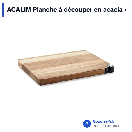 ACALIM Planche à découper en acacia