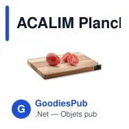 ACALIM Planche à découper en acacia - Miniature 2