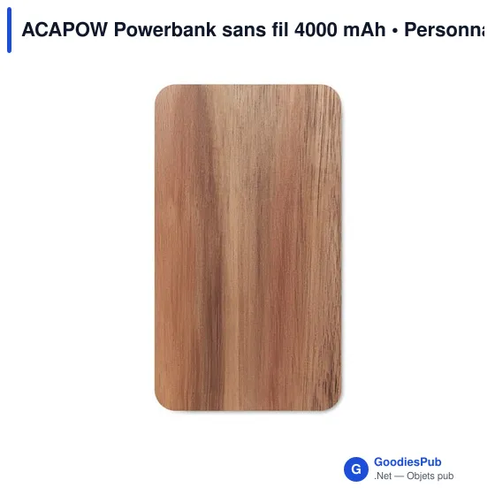 ACAPOW Powerbank sans fil 4000 mAh - Image 2